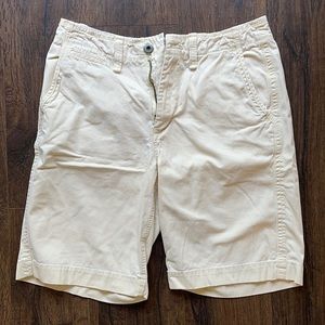Men’s American Eagle Shorts - PALE YELLOW Size 34